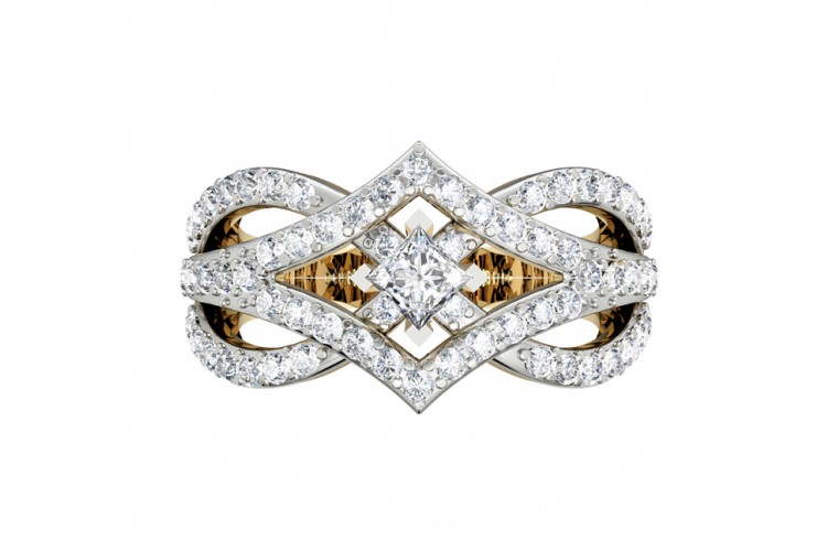 Sophisticated Princess Solitaire Ring